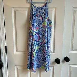 Lilly Pulitzer tie Back tassel Dress